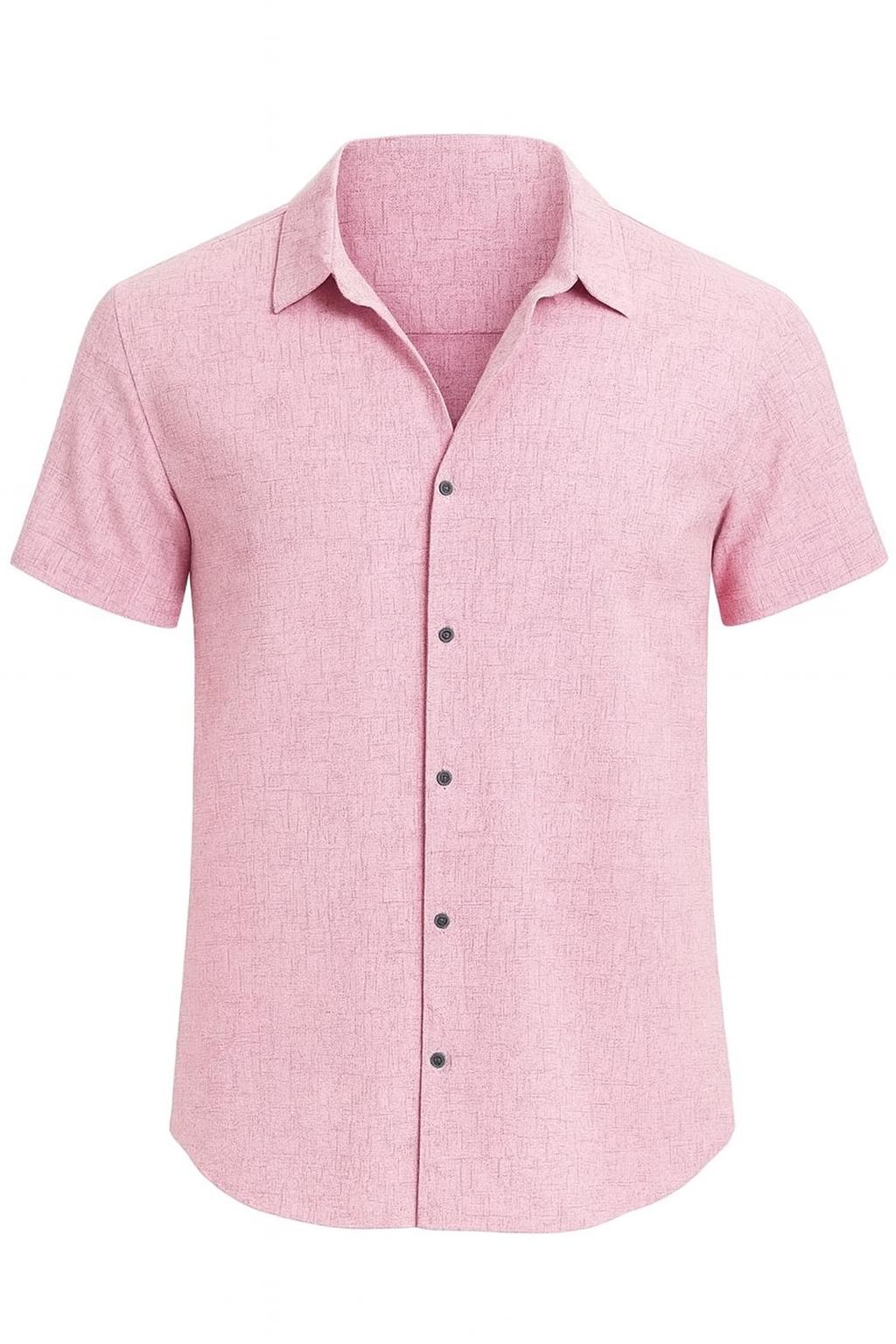 Koszula biznesowa męska codzienna z krótkim rękawem