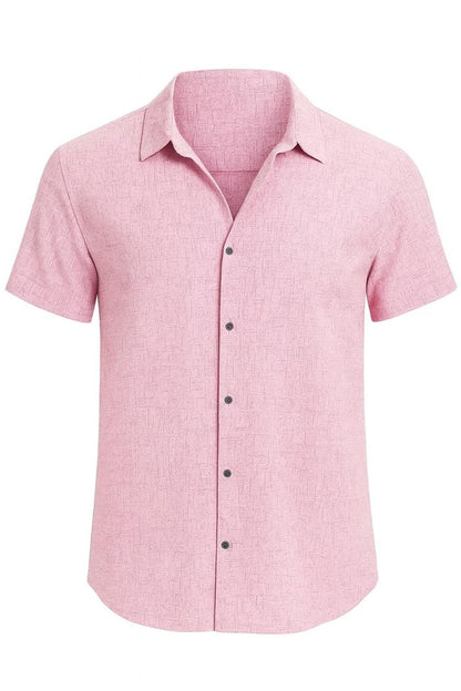 Koszula biznesowa męska codzienna z krótkim rękawem
