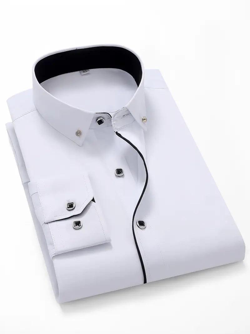 Koszula męska codzienna z długim rękawem