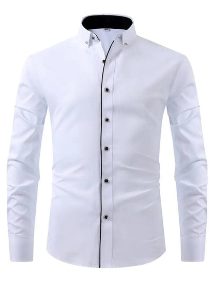 Koszula męska codzienna z długim rękawem
