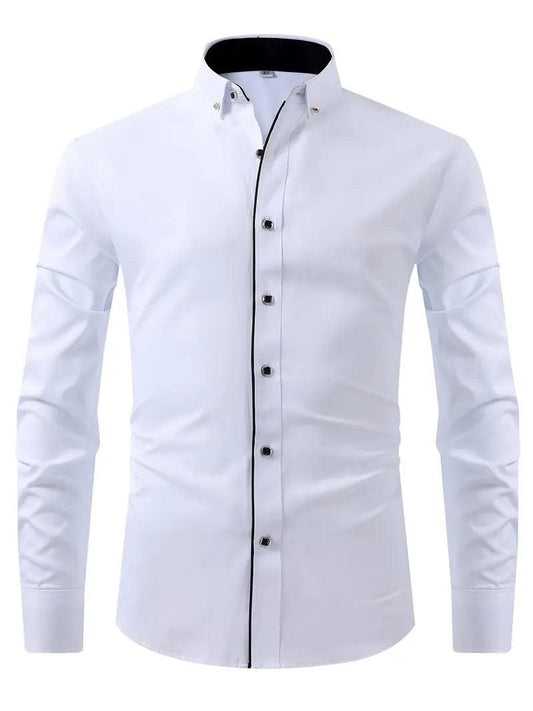 Koszula męska codzienna z długim rękawem